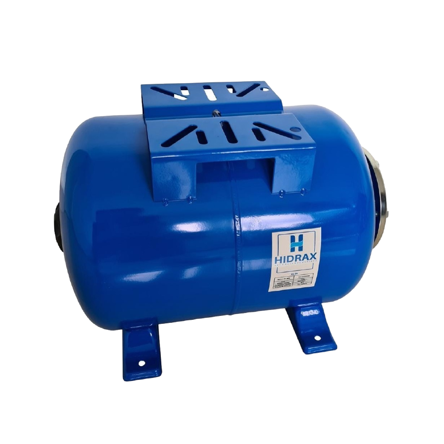 Vaso de Expansão Horizontal 24 L ou 36 L - Membrana / hidrax